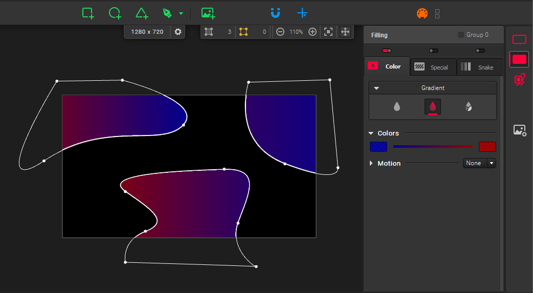 Setting up the Canvas and launching a projection HeavyM